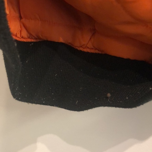 Alpha Industries Black Reversible MA-1 Bomber Flight Jacket - Picture 8 of 11